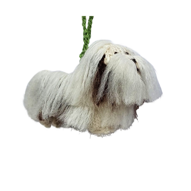 Arcadia Home Havanese Hand-Knit Ornament