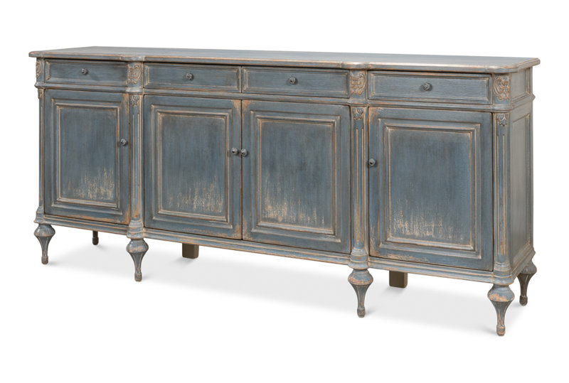 Lilac 88'' W Solid Wood Sideboard