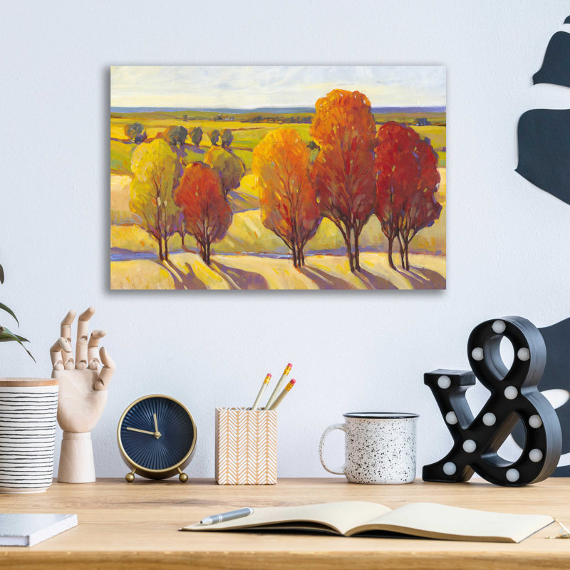 «Day Glow I» par Tim O'Toole, art mural en verre acrylique, H 12 po x l 16 po x P 0,13 po