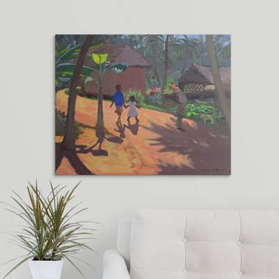 Anmoore " Road To Kovalum Beach Kerala " by Andrew Macara
