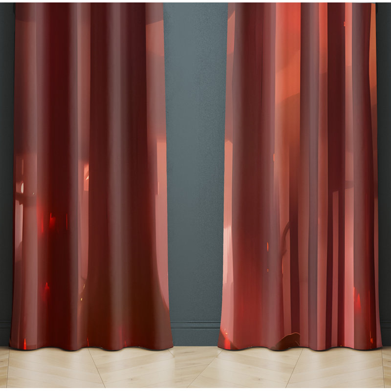 Rideau en polyester Lucida, L 40 po x L 82 po