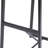 Counter Height Bar Stools  3 , Black & Walnut Brown. Metal Base With 220Lbs Weight Capacity. Ergonomic Seats. Modern Style For Kitchen Island, Lounge. User- Assembly Process 3 Stool , Height. Brown .