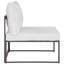 Fortuna Outdoor Patio Armless Chair with Cushion-628056003