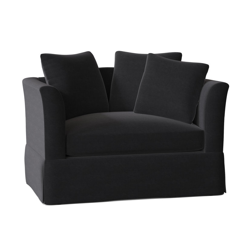 Fauteuil Charlene, Pavé Crafty, Akiko Graphite Performance
