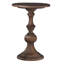 Solid Wood Pedestal End Table