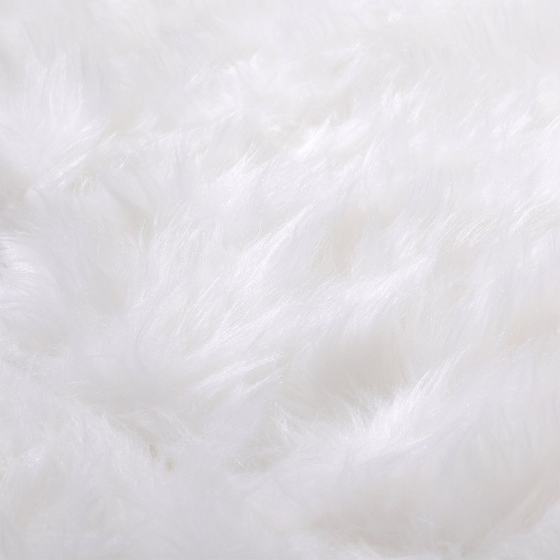 Manvel Faux Fur Tree Skirt, 2cm H x 78cm W x 78cm D