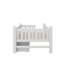 Lit plateforme simple en bois avec 2 tiroirs et garde-corps-25460941