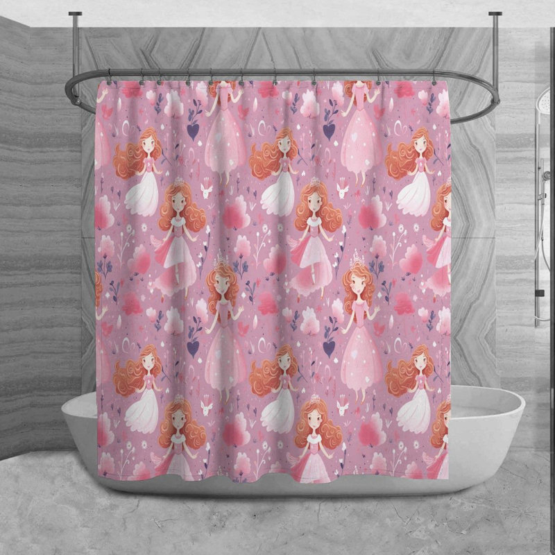 Rideau de douche Princess, H 93 po x l 70 po