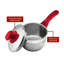 Casserole en acier inoxydable avec couvercle YBM Home (18/10)-70170071-70170067