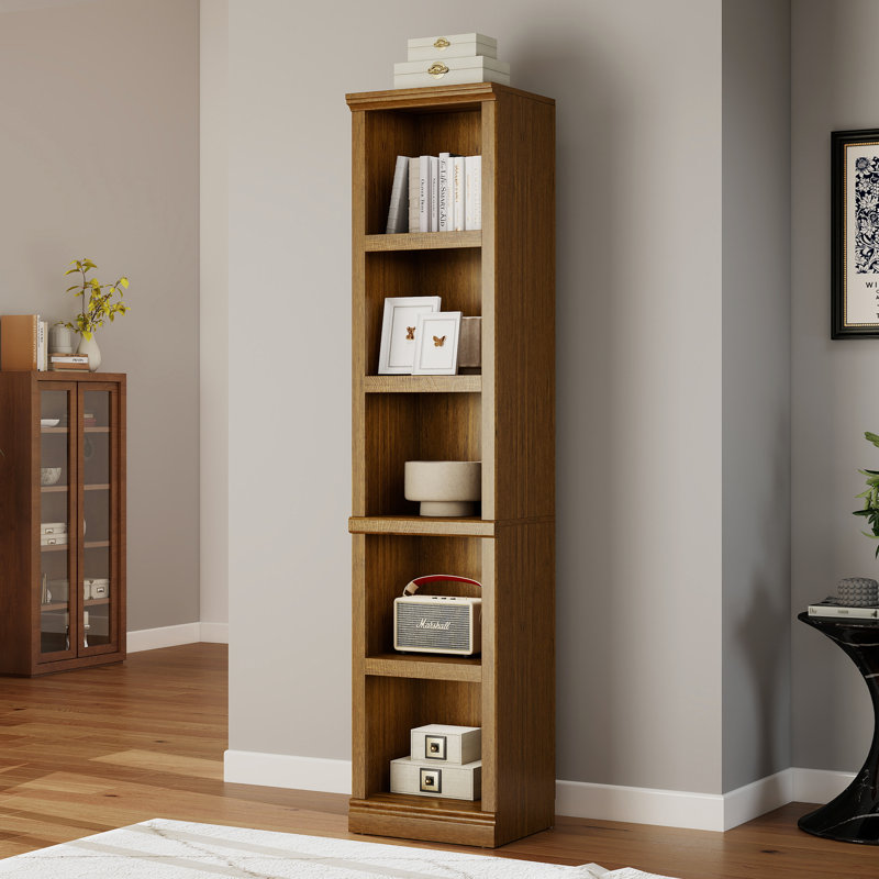 Bibliothèque 5 niveaux 5 ", Chêne rétro