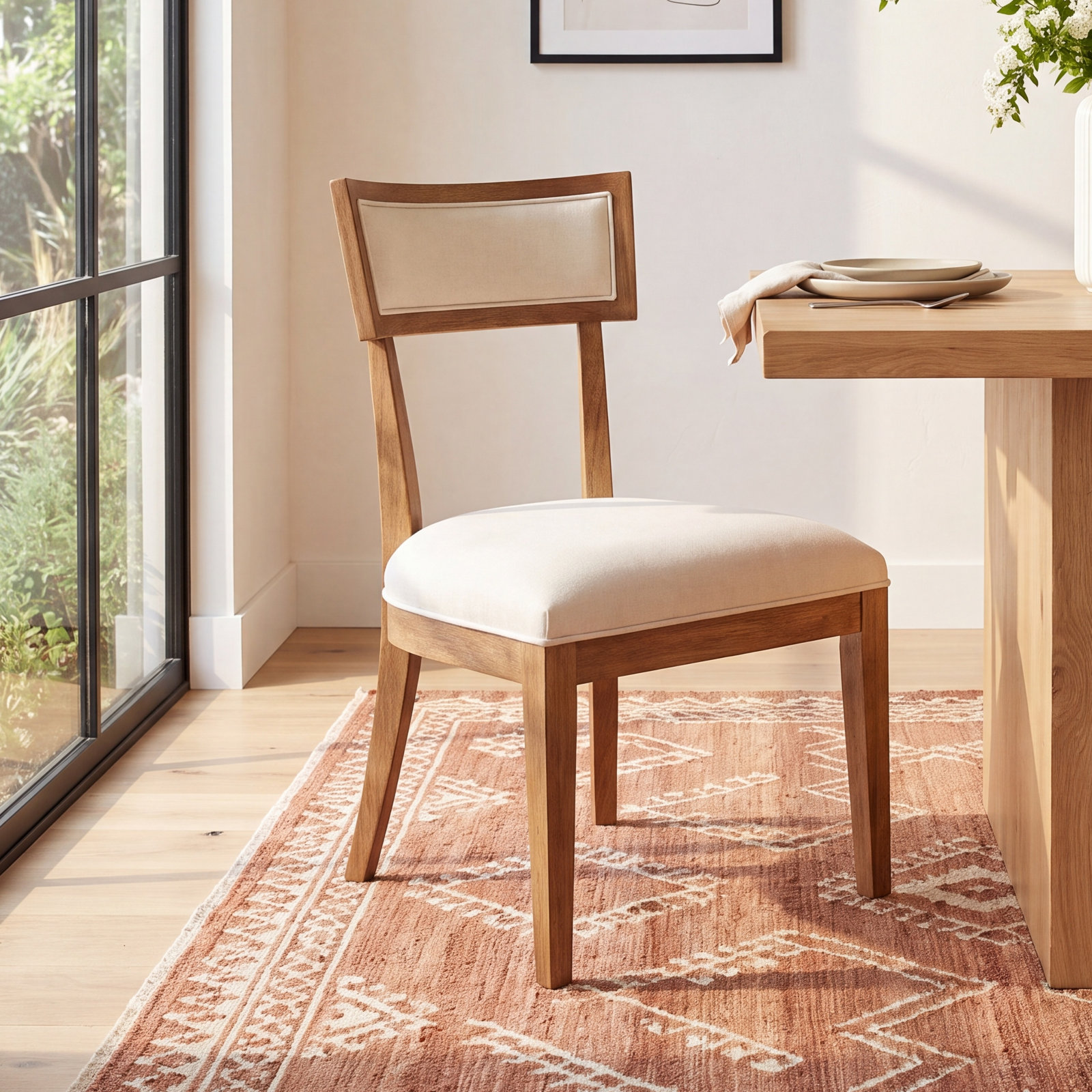 Ashley Linen Dining Chair