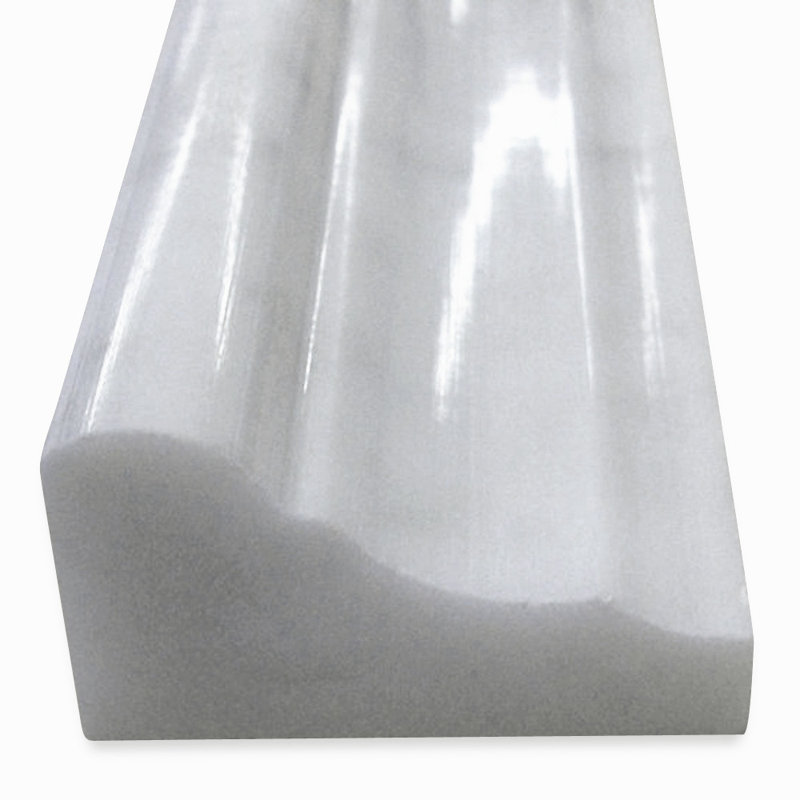 Carrara Chair Rail Trim Molding 2" x 12" Marble Floor Use Tile