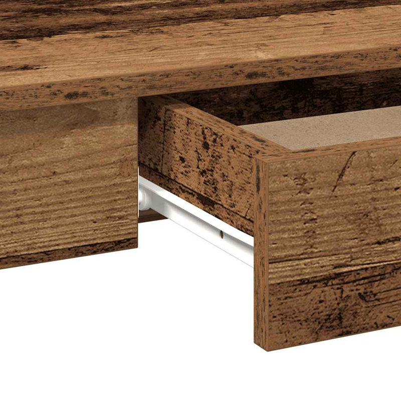 Desk 100X45x75 Cm Engineered Wood, Old Wood