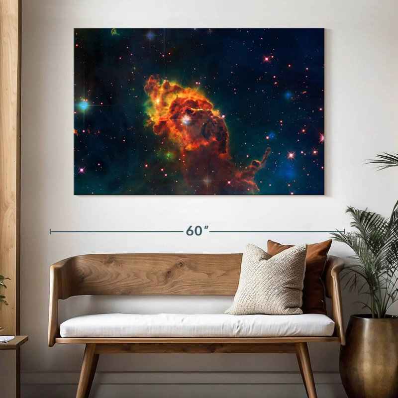 Nébuleuse de l'Oberle Carina, H 34 po x l 51 po