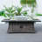 Arayeli Rectangle Aluminum Liquid Propane Smokeless Fire Pit Table-1105408789