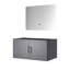 Dark Grey 36 In. Bath Vanity With Led Mirror - Ample Storage Property Fully Assembled W X 22 D For Abundant Usage Rapid Assembly Procedure-643252684
