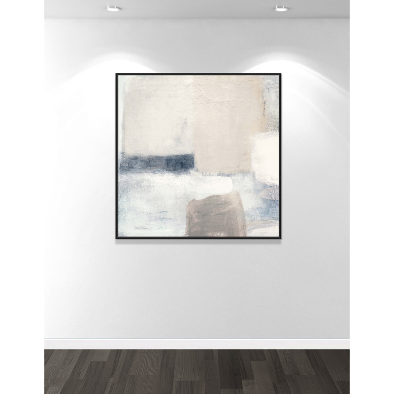 Luccia - Toile à cadre flottant, L 46,5 po x H 46,5 po, Noir