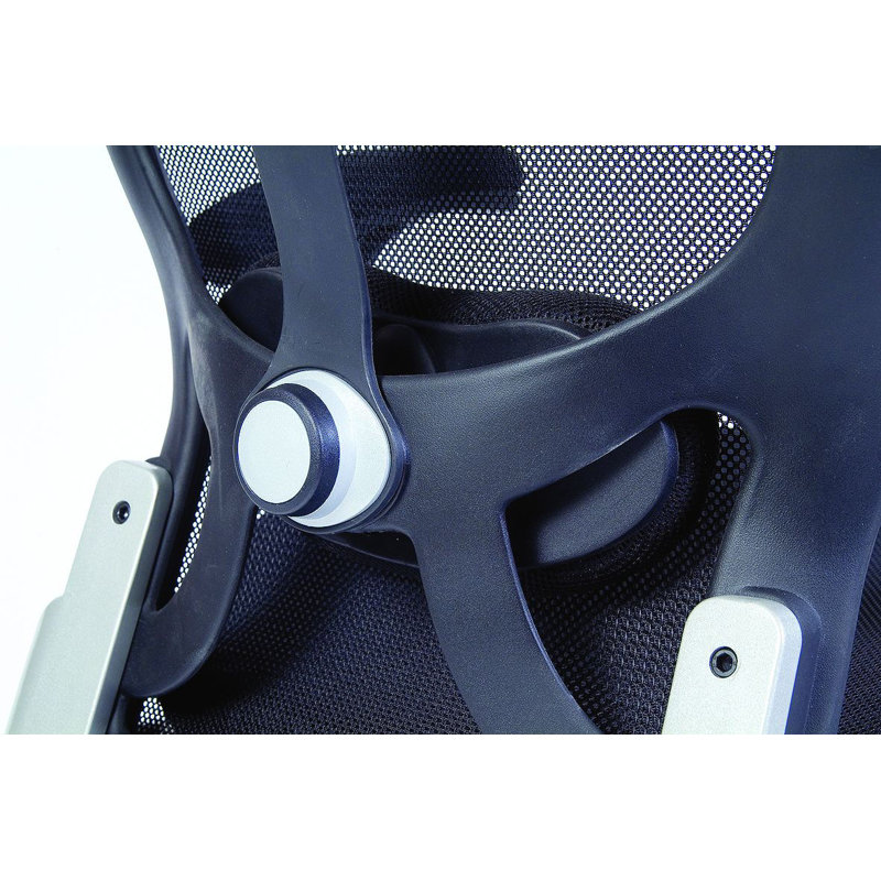 Mesh Office Chair with Headrest, Black