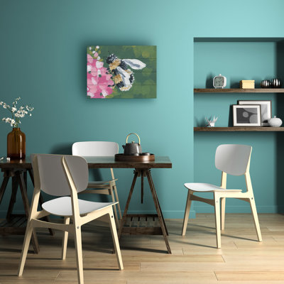 Yvette St. Amant Busy Bee Wood Slat Art