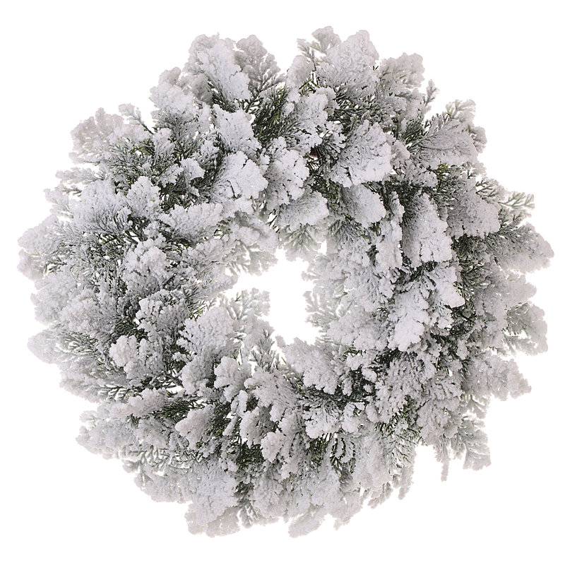 Couronne en cèdre 22 po Acadia Snowy