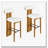 Wood Frame Barstool-833400315