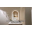 Miroir de salle de bain 30 po x 20 po à rétroéclairage DEL sans cadre, 3 lumières à intensité variable, antibuée, commande tactile, miroir de meuble-lavabo mural-2009286185