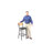 Kendall Clear Coated Ladder Back Metal Restaurant Chair-94568939-23170961