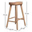 Vlachavas Counter Stool with Solid Wood Frame