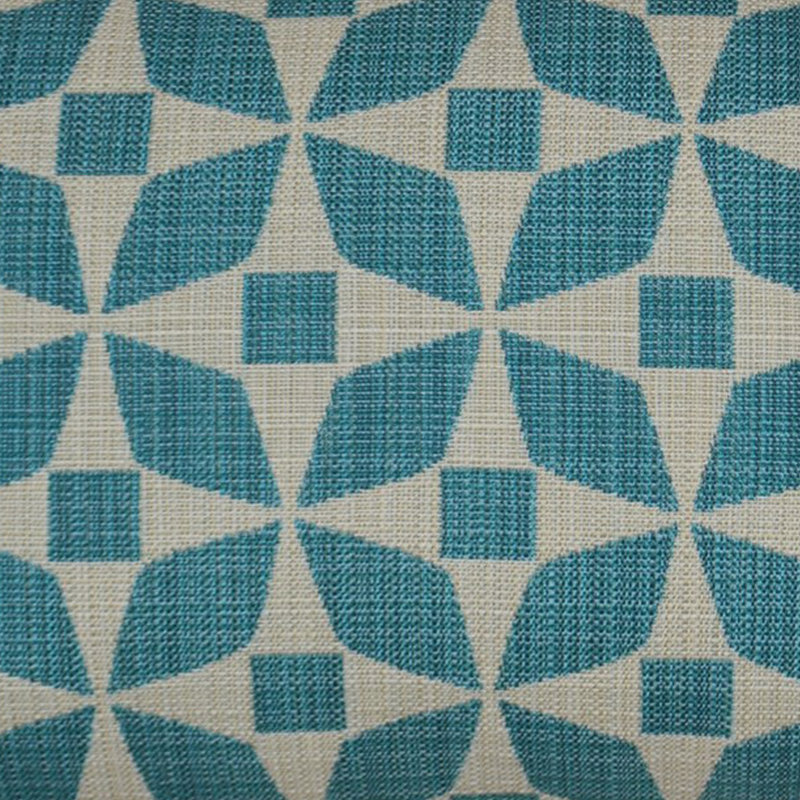 Marquee Lumbar Indoor/Outdoor Pillow Cover & Insert, Turquoise
