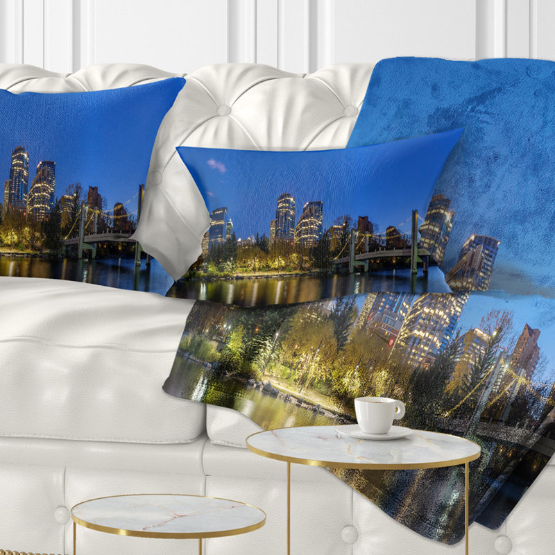 Coussin lombaire calgary cityscape de photographie