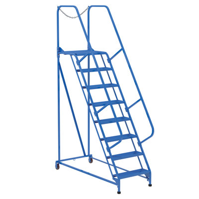 Cattleya 8 - Step Steel Library Ladder