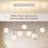 7-Light Crystal LED Linear Chandelier