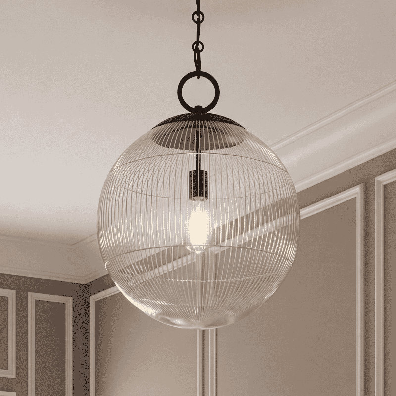 Hubbs 1 lumière Cabot en noir mat, Noir mat