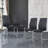 Kimara Modern Faux Leather Diamond Quilt Cantilever Dining Chairs-208377316-215003004-245472721