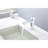Stylish Laundry Vanity Faucet - 1.5/Gpm Flow Rate, Soft Aerator Modern Zinc Sink 1 Hole, Center Handle, Corrosion-121676043