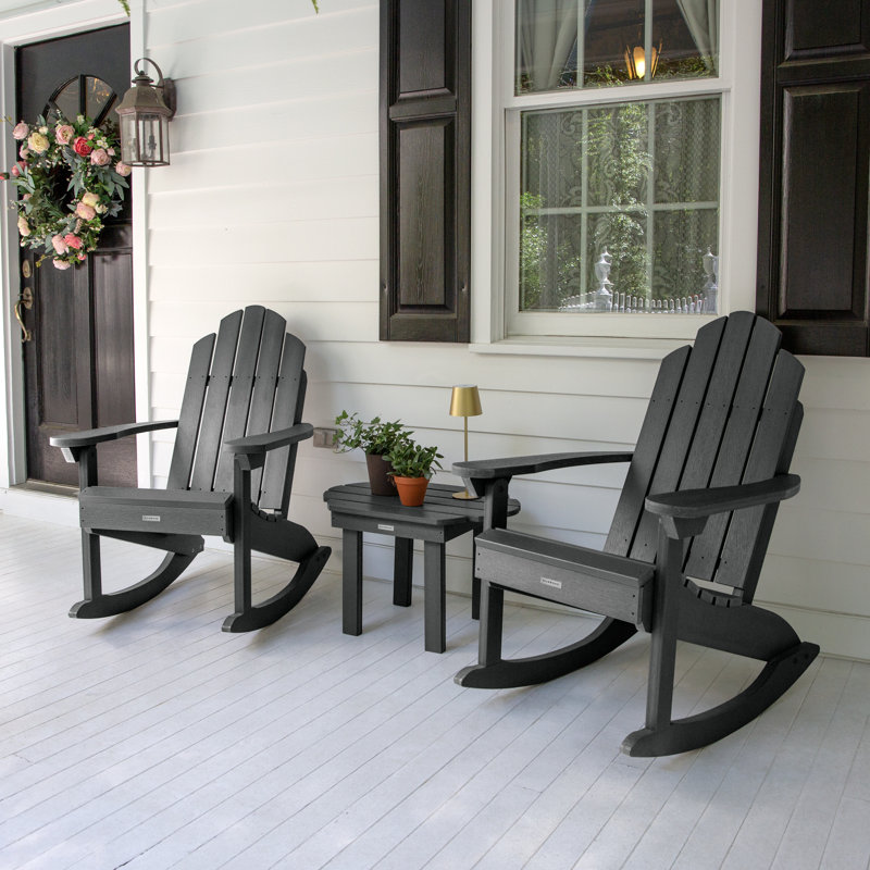 Chaise berçante Anette Classic, Noir