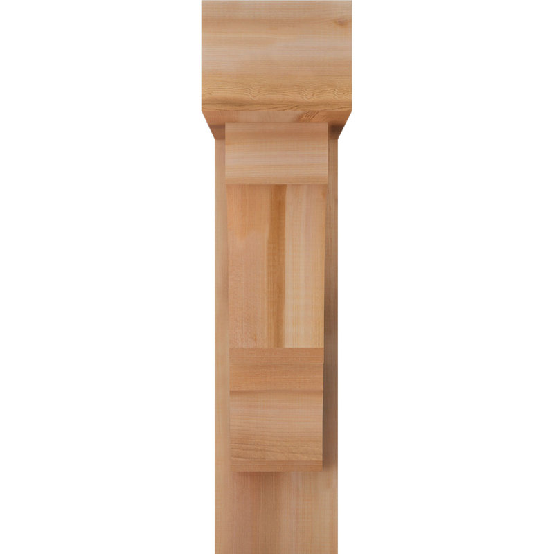 Support à blocs l 7 1/2 po x P 24 po x H 32 po avec renfort en cèdre rouge de l'Ouest, 32 x 24