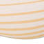 Pouf rond 5 pieds Bohemio, couleur naturelle / jaune rayé