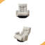 Tête et taille réglables, chaise de jeu, chaise longue dans le salon, fauteuil rotatif à 360 degrés, chaise de loisirs à siège rotatif