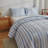 DONEUS Tufted Strip Duvet Cover Set Boho Textured Bedding Set-114491953-114645172
