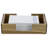 Acacia Wood Tabletop Folded Paper Storage Towel Tray