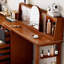 Coiffeuse avec miroir, 3 tiroirs, 1 chaise