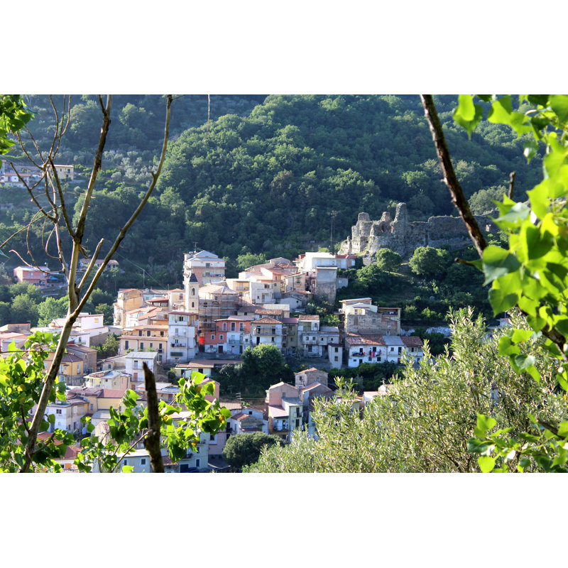 Old Houses, Lamezia Terme 1 Piece Wrapped Canvas Wall Art, 30cm H x 46cm W