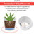 Ecopots Indoor/Outdoor Modern Round Recycled Plastic Planter Flower Pot-295213194-299299531-314918779