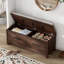 Banc à chaussures avec coussin amovible, banc de rangement pour hall d'entrée-224266781