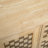 53.2"W 3D Woven Checkerboard Pattern Design Kitchen Island With Drop Leaf, Rolling Kitchen Island On Wheels With Internal Storage Rack, Power Outlet, Kitchen Cart With 3 Drawers 2 Cabinets, Nature