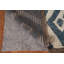 Tapis oriental bleu marine marocain 6 x 8