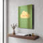 «Happy Cloud II» par Ann Kelle, art mural en métal doré, 12 po x 16 po-133651444