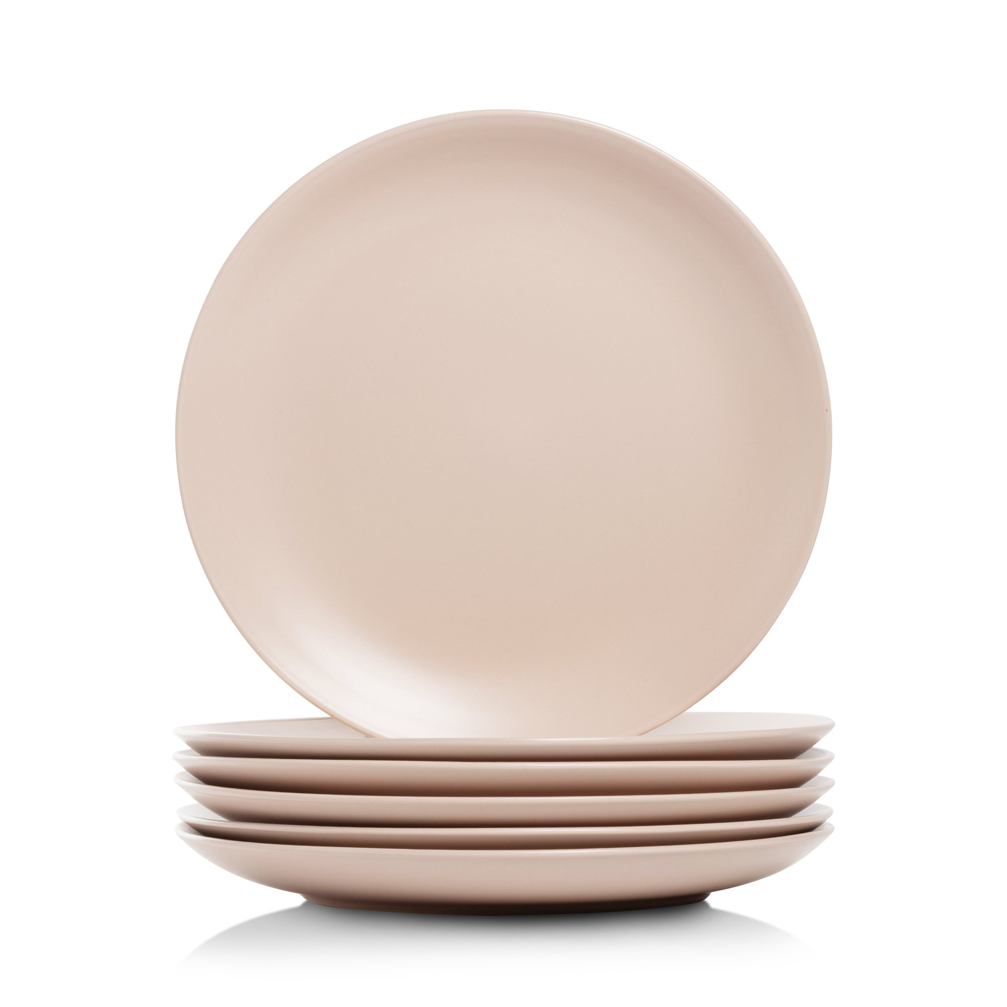 Wazee Matte 10.5" Dinner Plate, Pink
