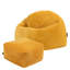 icon Kids Kingston Cord Classic Bean Bag and Mini Square Footstool, Terracotta-238834622